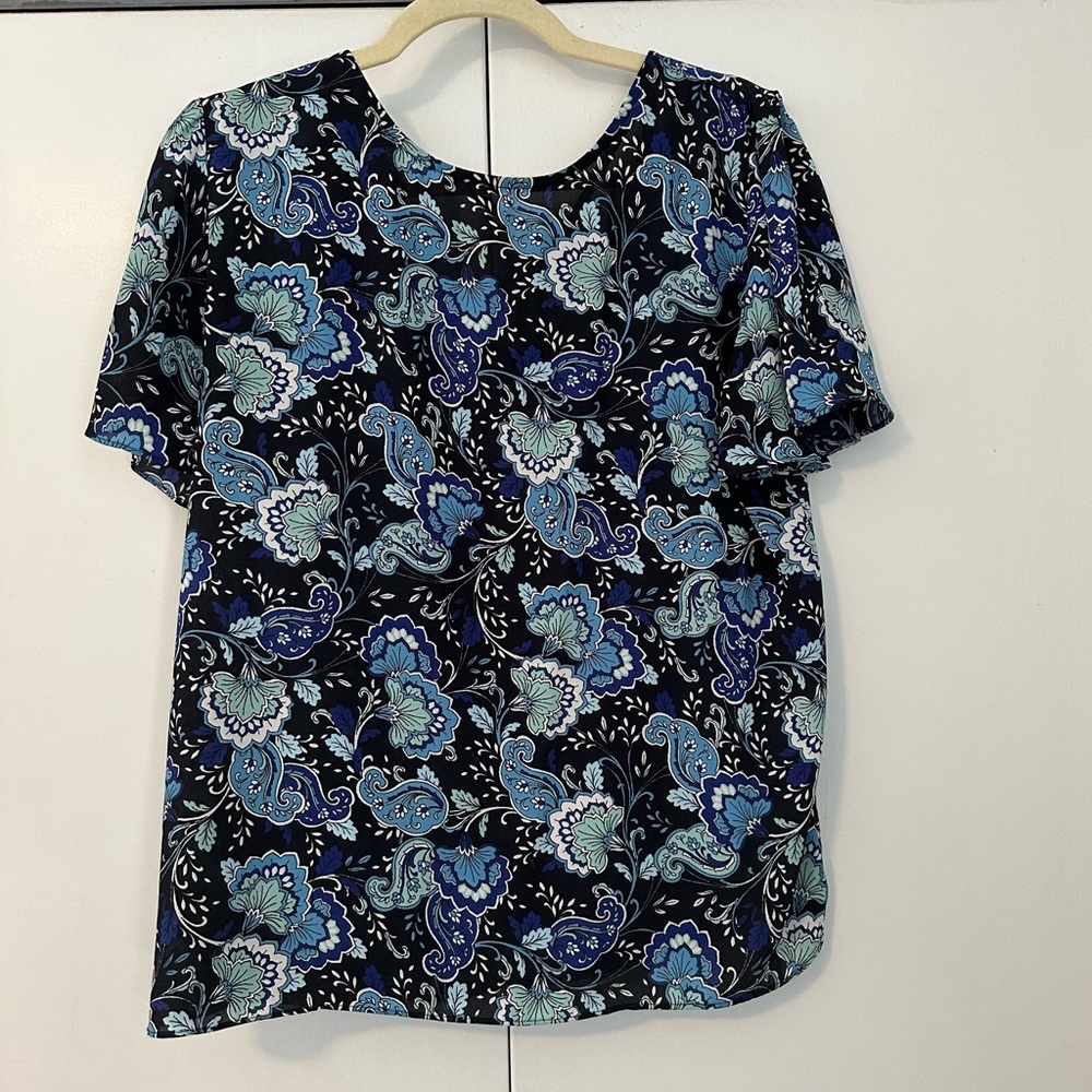 LOFT paisley blouse